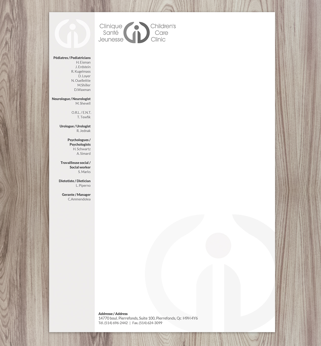 Letterhead Design by Nelsur for Children''s Care Clinic | Design #5097907