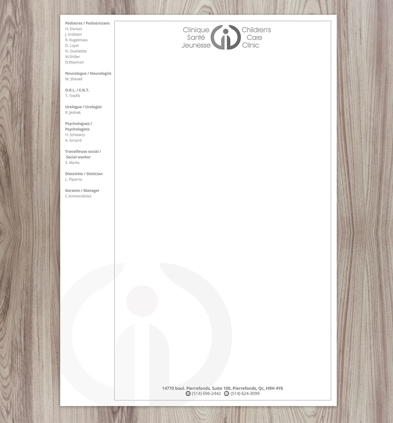 Letterhead Design by Nelsur for Children''s Care Clinic | Design #5098148
