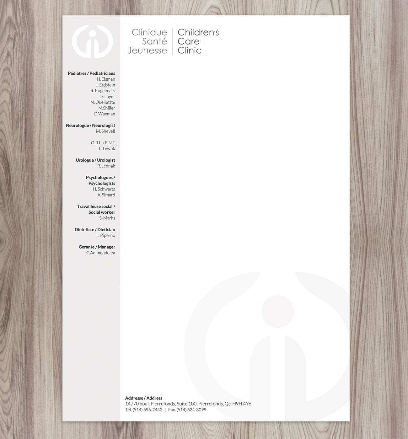 Letterhead Design by Nelsur for Children''s Care Clinic | Design #5104299