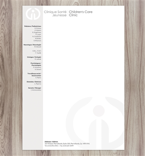 Diseño de Membrete por Nelsur para Children''s Care Clinic | Diseño: #5104331
