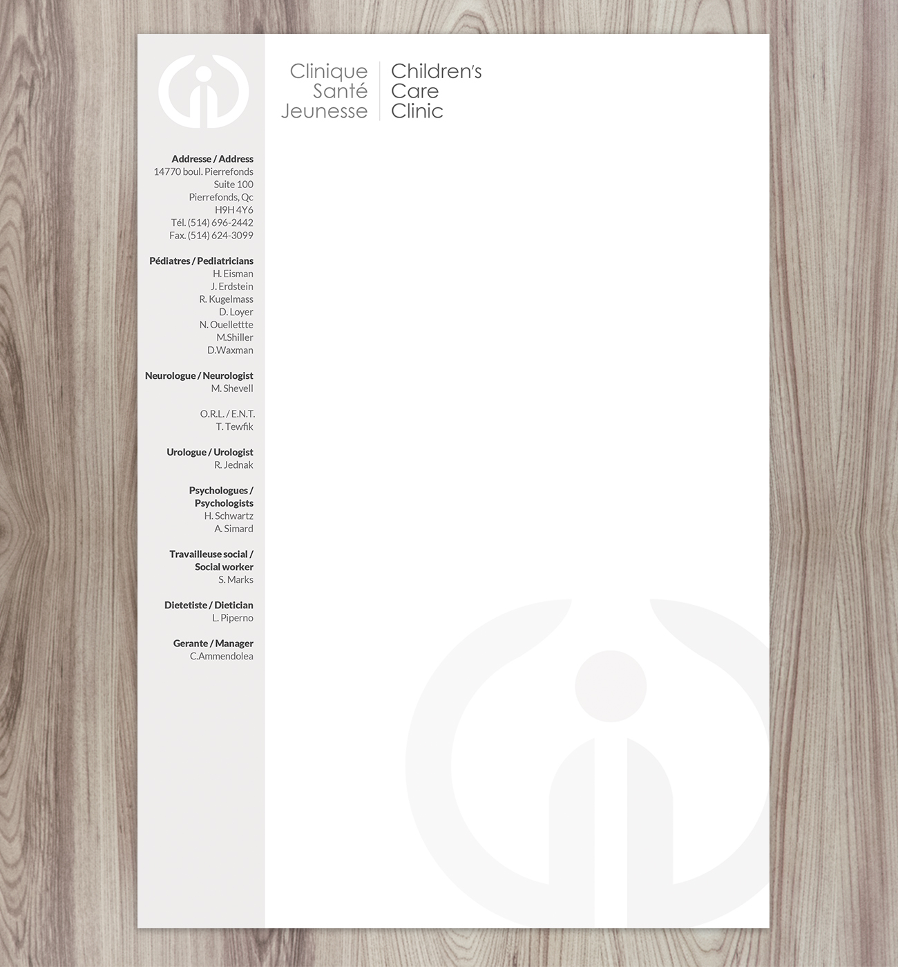 Letterhead Design by Nelsur for Children''s Care Clinic | Design #5104502