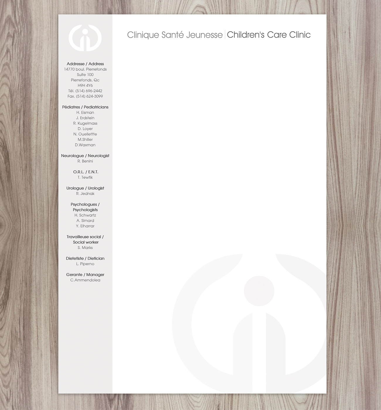 Letterhead Design by Nelsur for Children''s Care Clinic | Design #5141606
