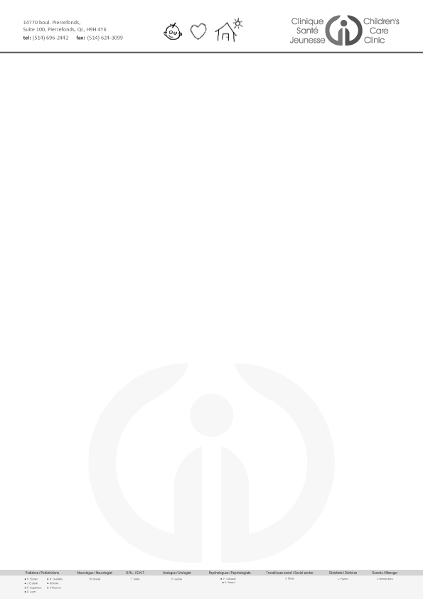 Letterhead Design by Parul for Children''s Care Clinic | Design #5057378