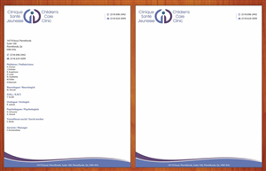 Briefkopf-Design von Sbss für Children''s Care Clinic | Design: #5018367