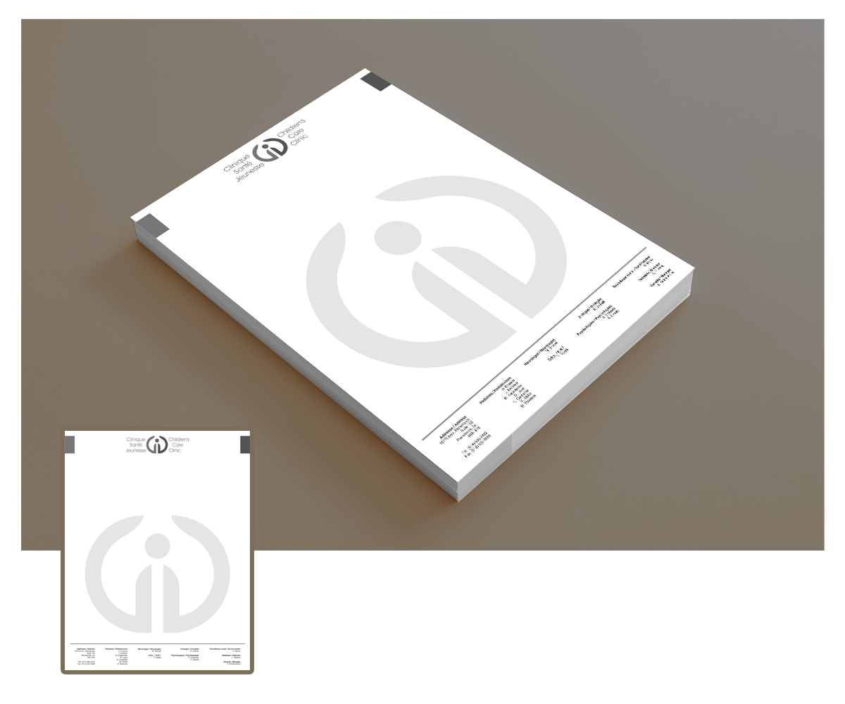 Diseño de Membrete por 4AD para Children''s Care Clinic | Diseño #5025960