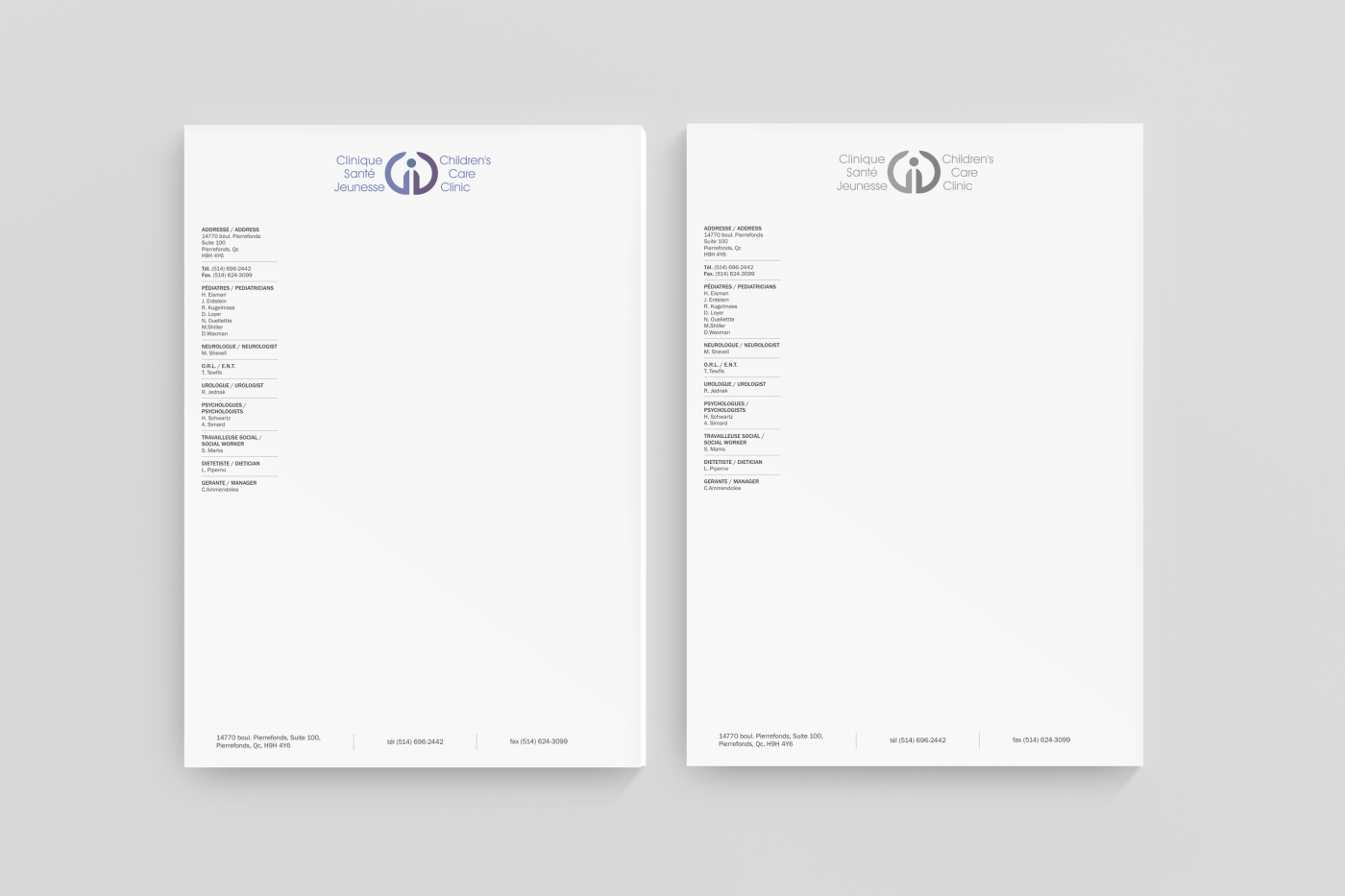 Letterhead Design by HYPdesign for Children''s Care Clinic | Design #5021925