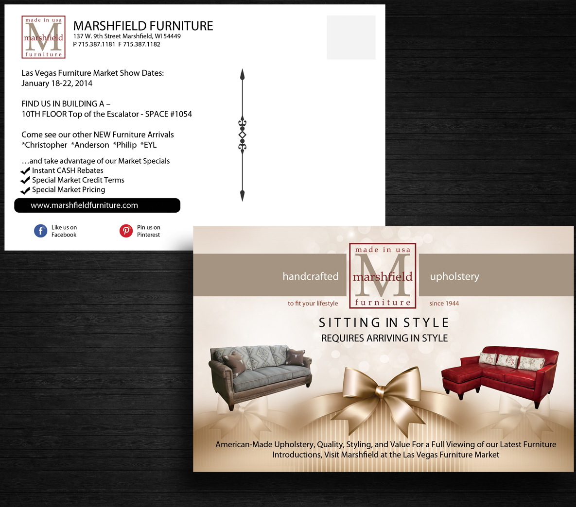 Diseño de Postal por uk para Marshfield Furniture | Diseño #5065035