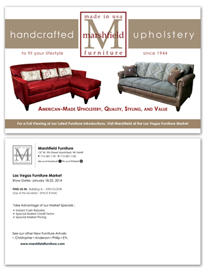 Postcard Design by UrbainFX for Marshfield Furniture | Design: #5079012