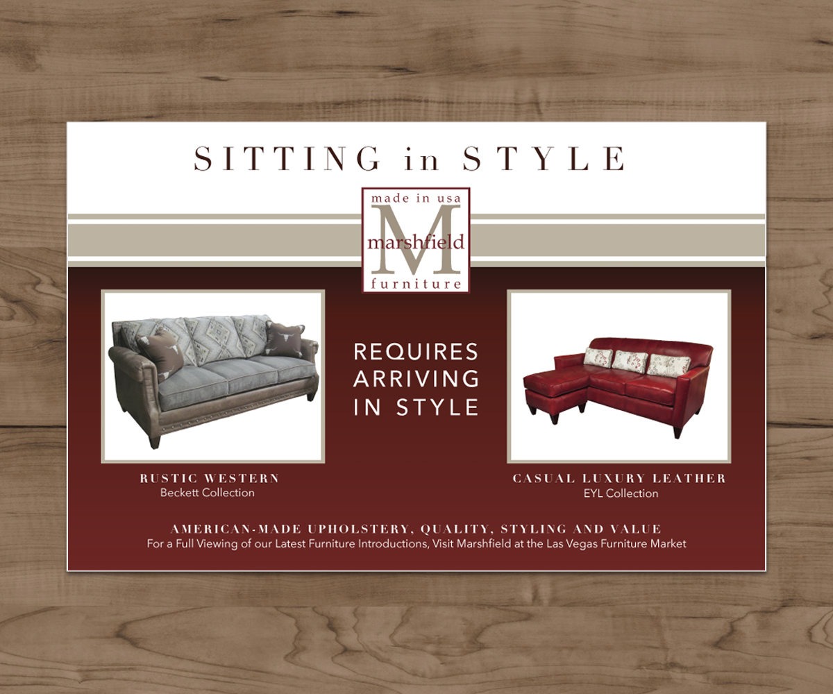 Postcard Design by R M for Marshfield Furniture | Design #5019846