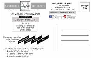 Las Vegas Market Invitation Jan 2015 | Diseño de Postal por Akshar Shailesh