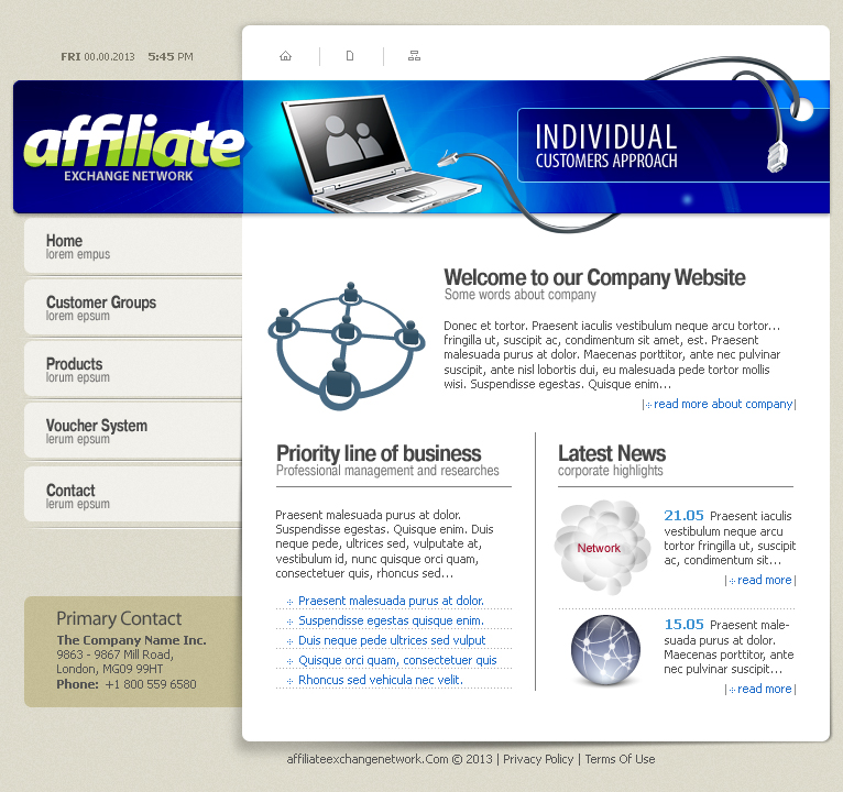 Web Design by klakson for this project | Design #1417258