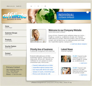 Web Design by klakson for this project | Design: #1417260
