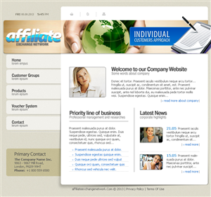 Web Design by klakson for this project | Design: #1417264