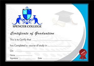 printable graduation certificate | Diseño de Papelería por Sbss