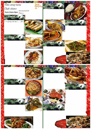 Menu Design by Kenny