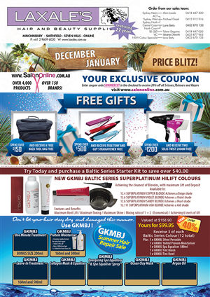 Brochure Design by vanillasky for Laxales Hair and Beauty Supplies | Design #5029022