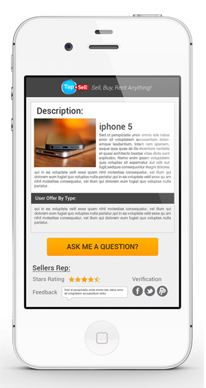 App Design by creativoangle for Net Disruptors LLC | Design #1457443