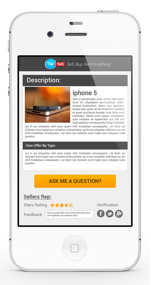 App Design by creativoangle for Net Disruptors LLC | Design #1457480