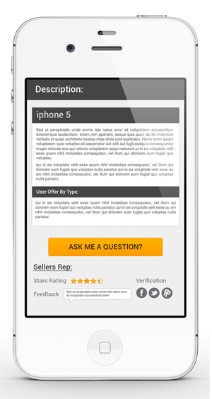 Diseño de aplicación (App) por creativoangle para Net Disruptors LLC | Diseño: #1457511