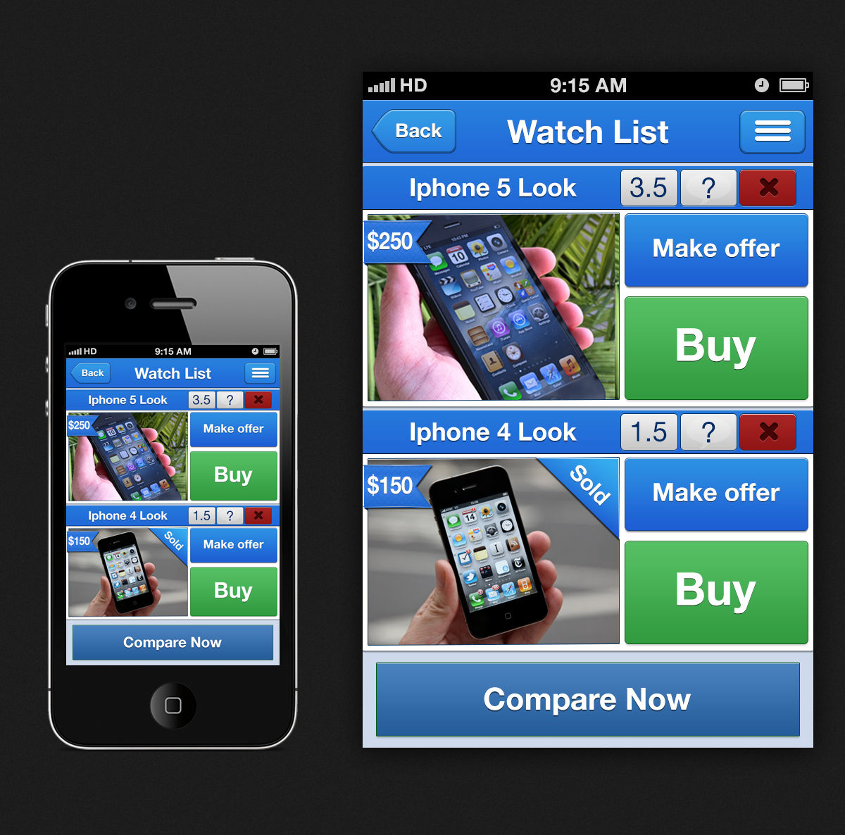 Diseño de aplicación (App) por HeartDesign para Net Disruptors LLC | Diseño: #1466177