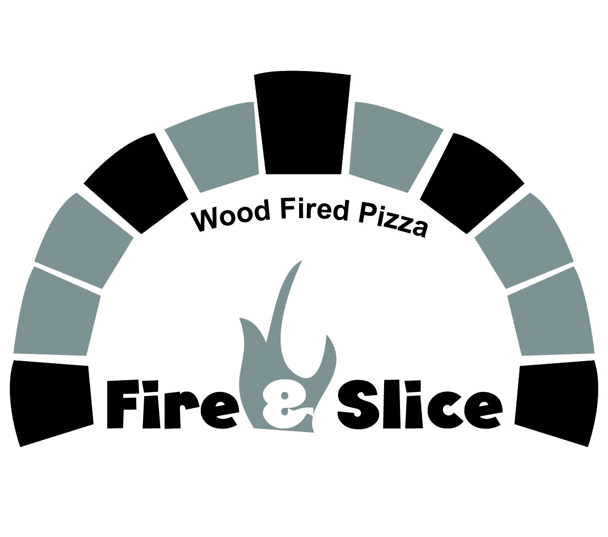 Logo-Design von monica.freire für Fire and Slice Pizzeria | Design #5037313