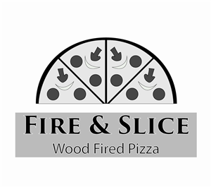 Logo Design by monica.freire for Fire and Slice Pizzeria | Design #5039865