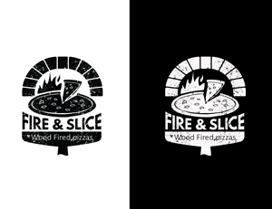 Logo Design by WanWan for Fire and Slice Pizzeria | Design: #5032161