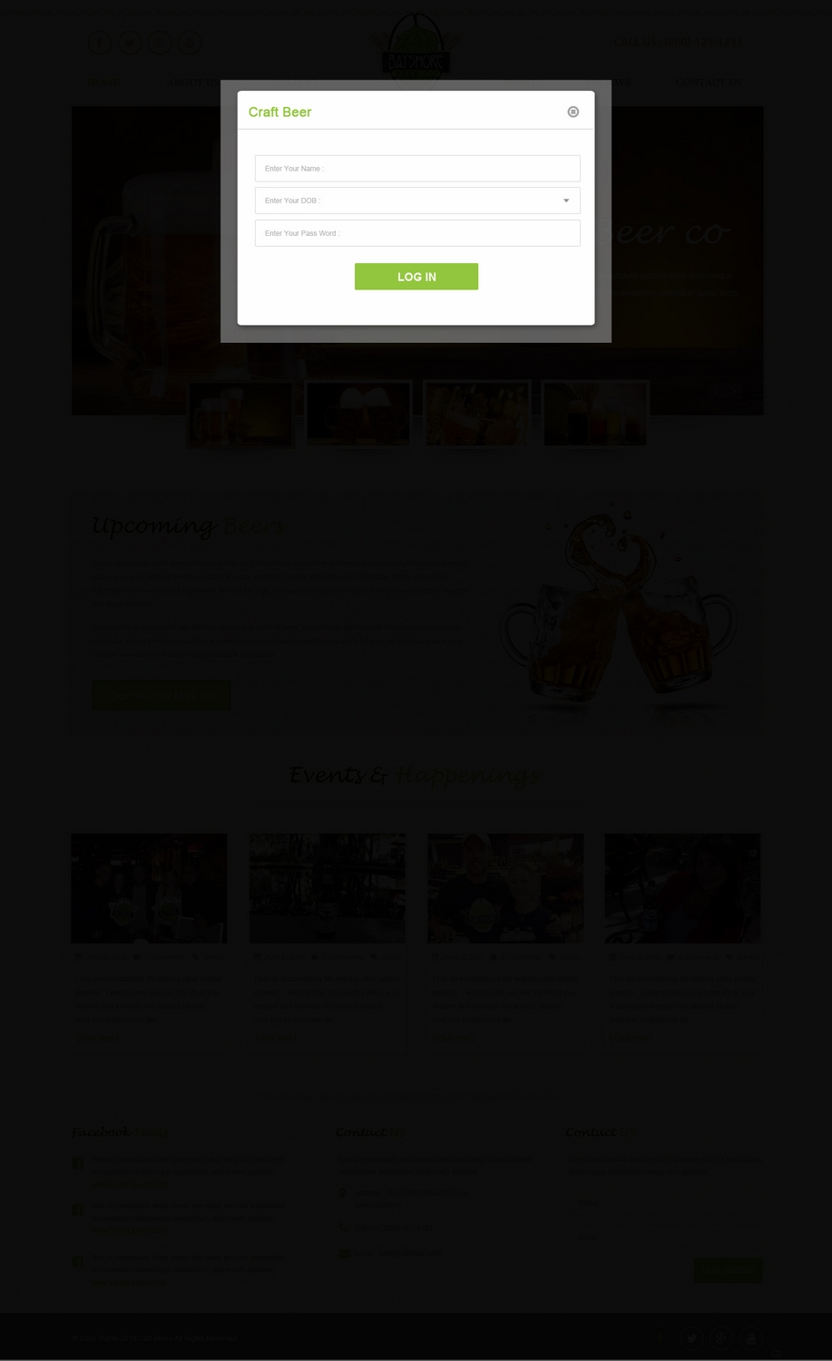 Web-Design von pb für Bayshore Beer Company | Design #5032822