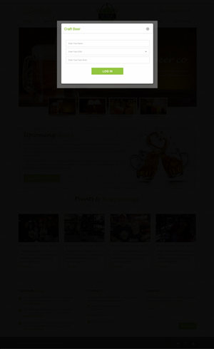 Web Design par pb pour Bayshore Beer Company | Design : #5032822