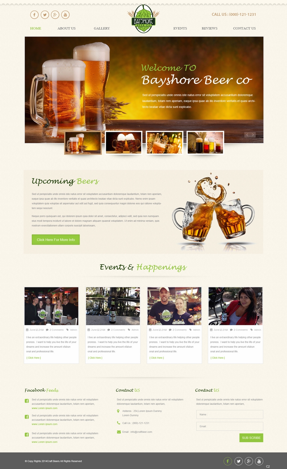 Web-Design von pb für Bayshore Beer Company | Design #5032825