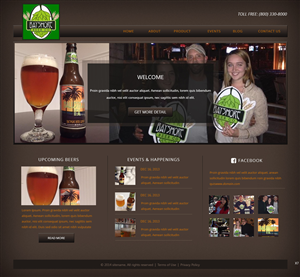 Web Design par pb pour Bayshore Beer Company | Design : #5032828