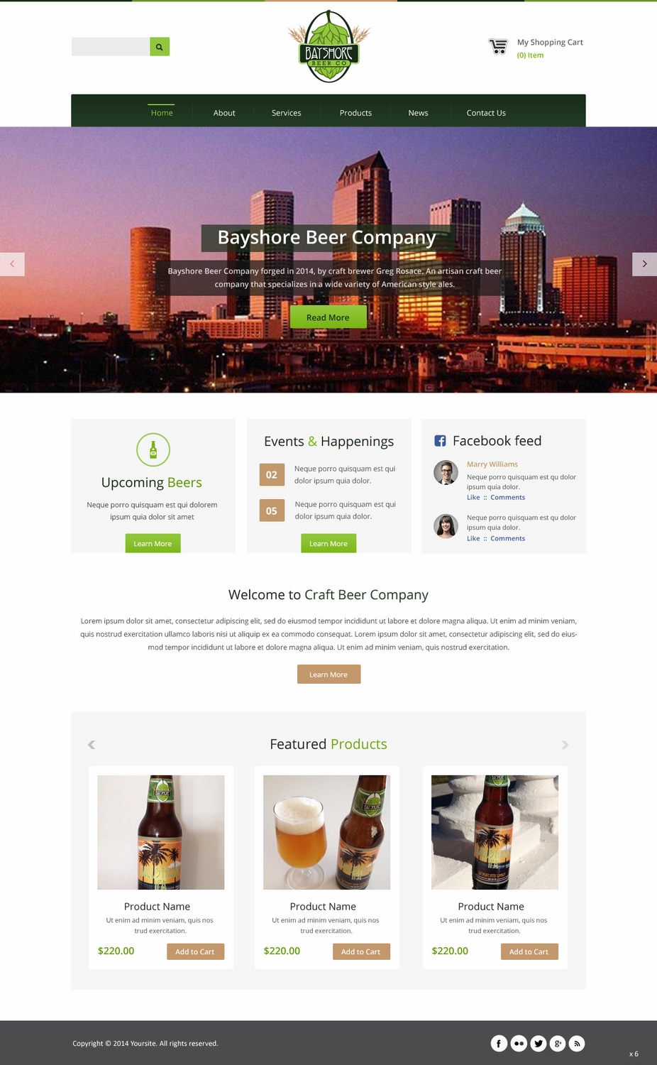 Web-Design von pb für Bayshore Beer Company | Design #5032830