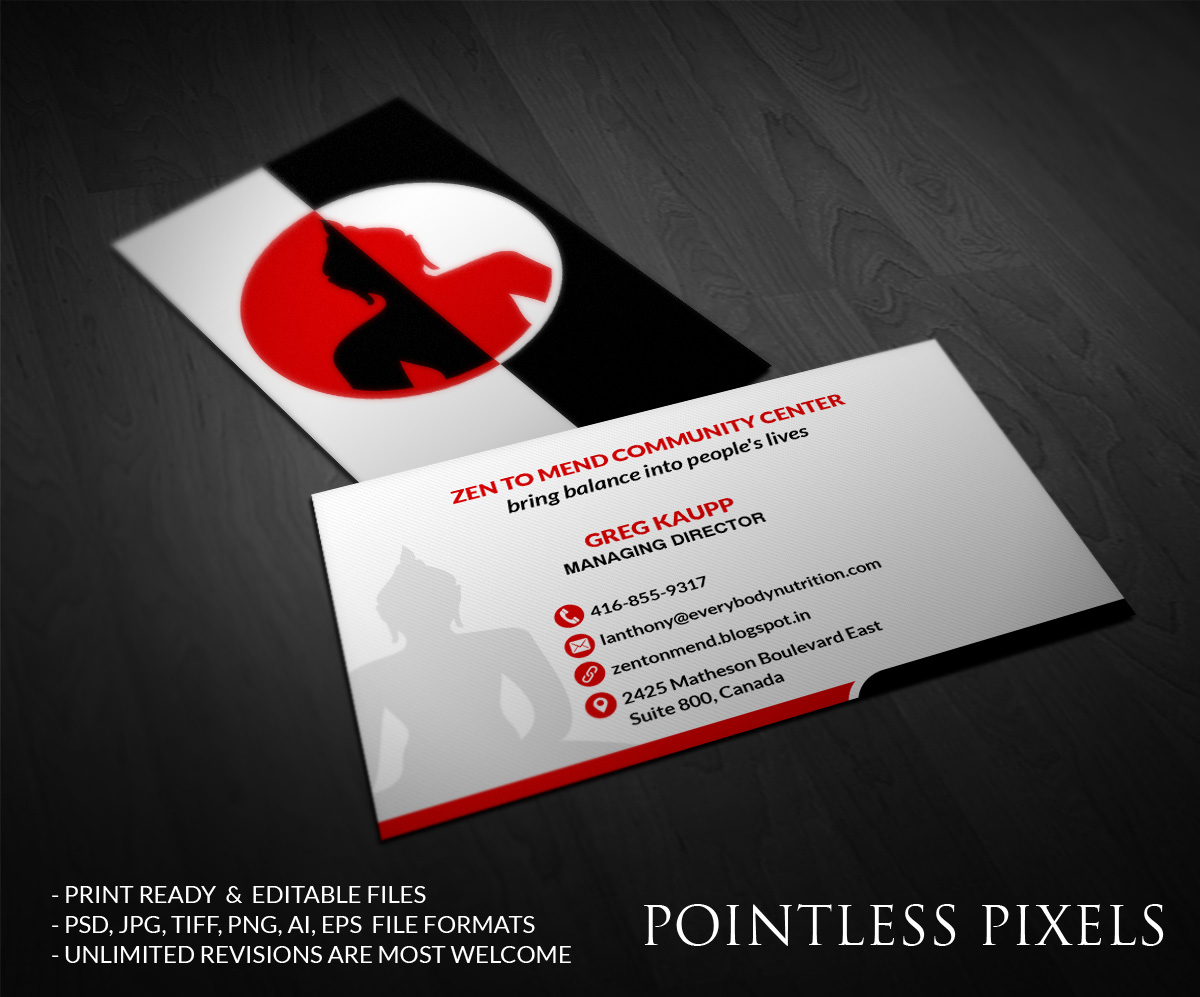 Business Card Design by Pointless Pixels India for this project | Design #5026306