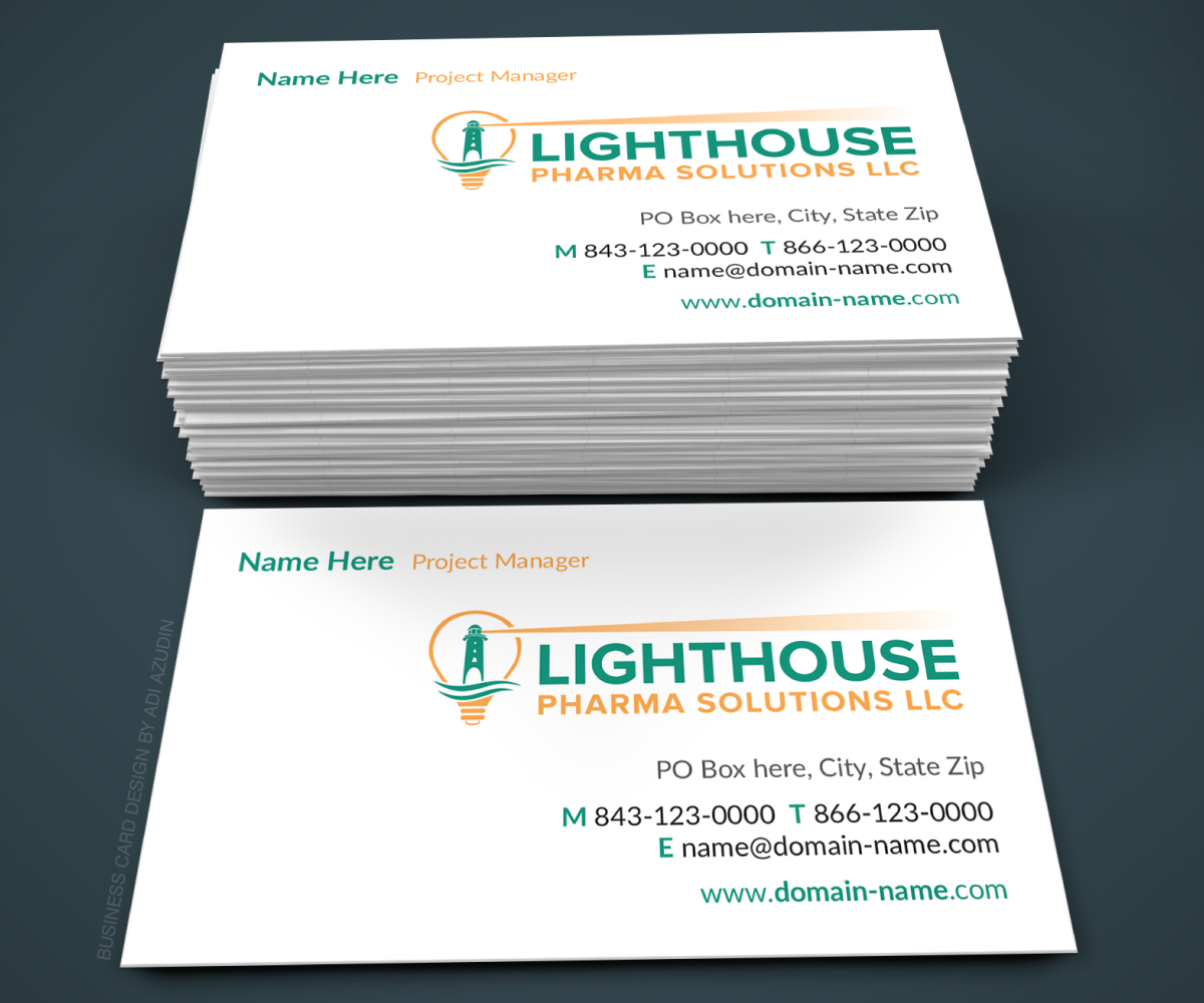 Design de Carte de Visite par adiazudin pour LightHouse Pharma Solutions | Design #5273251