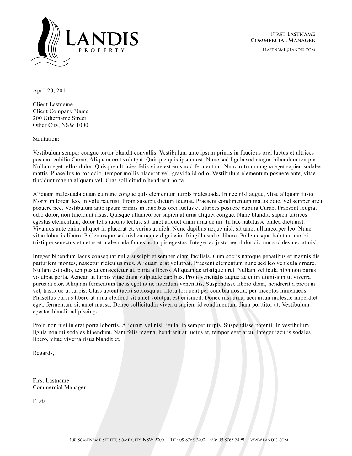 Logo Design by design pres for Landis Property | Design #264701