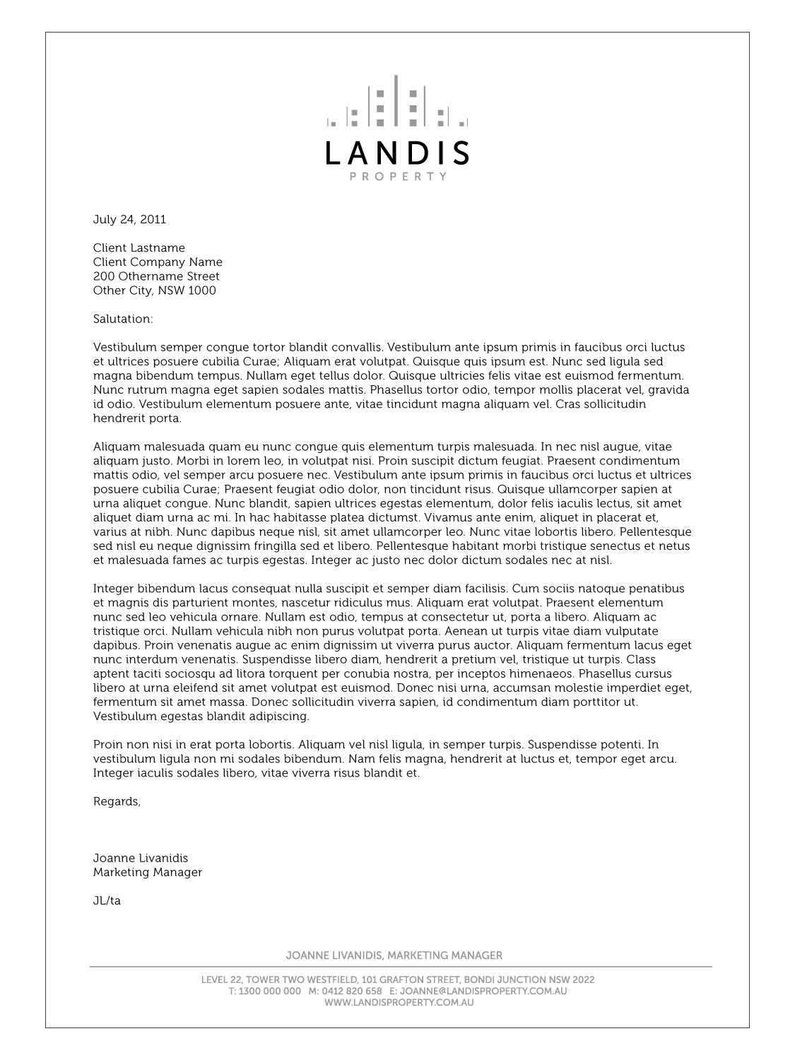 Logo Design by design pres for Landis Property | Design #359703