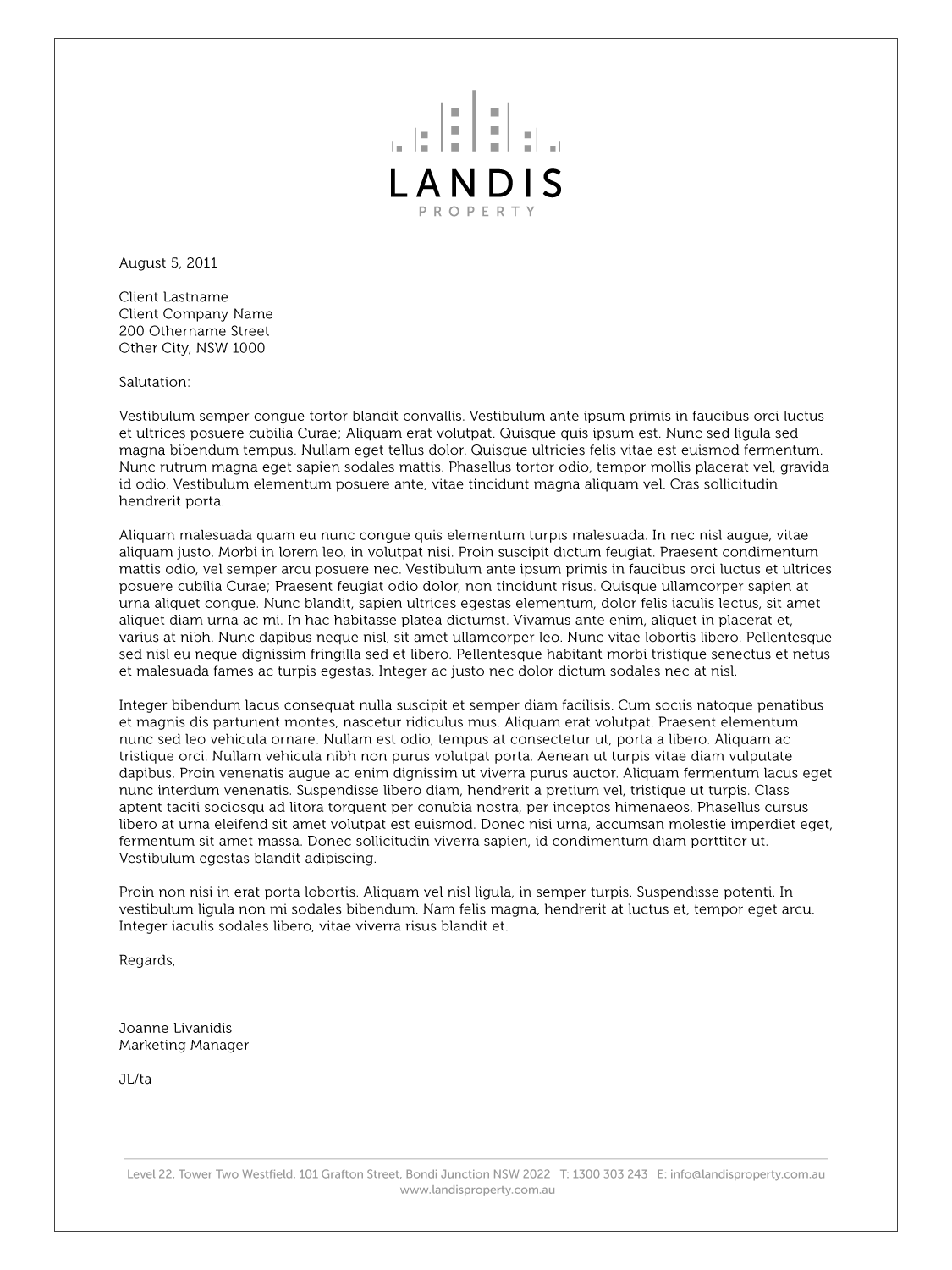 Design de Logo par design pres pour Landis Property | Design #374827