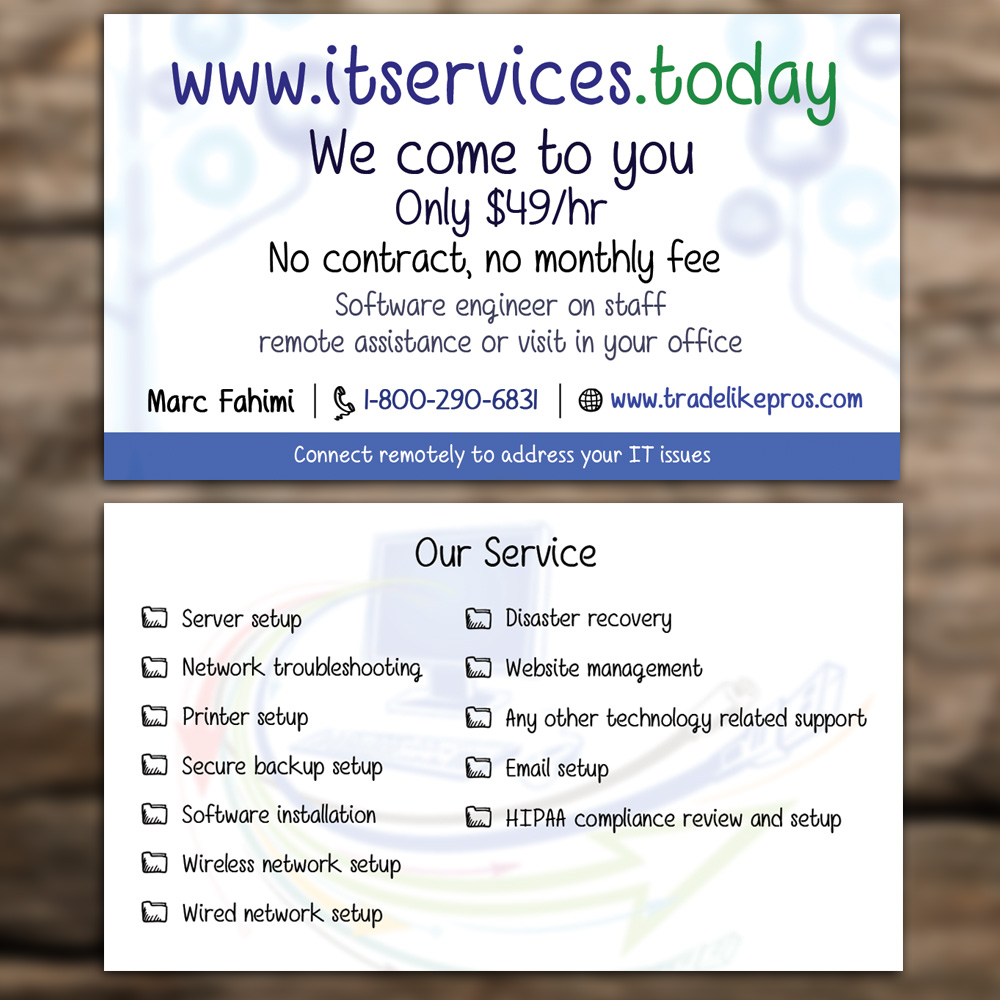 Business Card Design by Sandaruwan for Trade Like Pros | Design #5039246