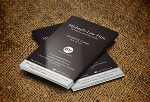 Design de Carte de Visite par Lanka Ama pour Michael''s Law Firm | Design : #5027191