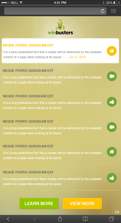 Web Design by pb for Michael Levente Csaki | Design #5107431