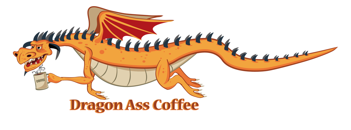 Logo-Design von RoobyDesigns für dragon ass coffee | Design #5107901