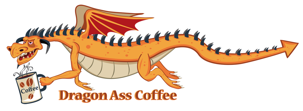 Diseño de Logo por RoobyDesigns para dragon ass coffee | Diseño #5129547