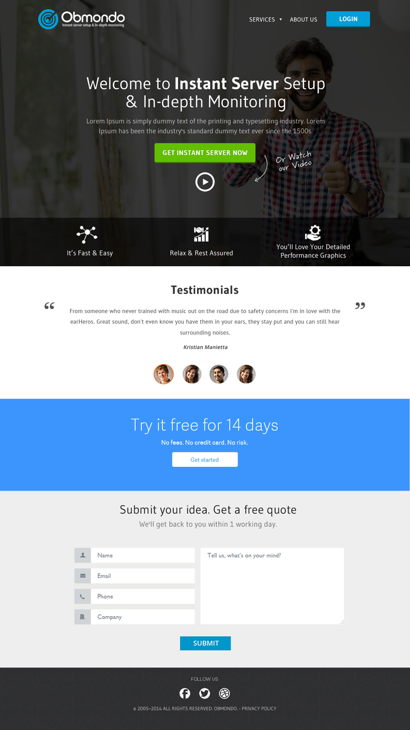 Diseño Web por OM para este proyecto | Diseño #5072473