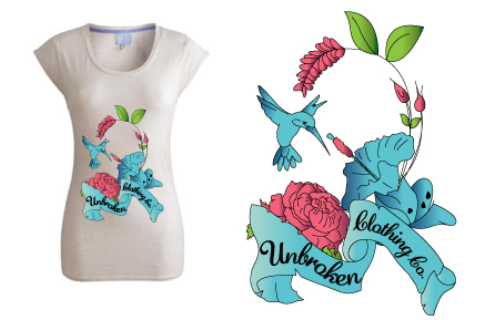 Illustration-Design von red rocket creative für Unbroken Print | Design #5046516
