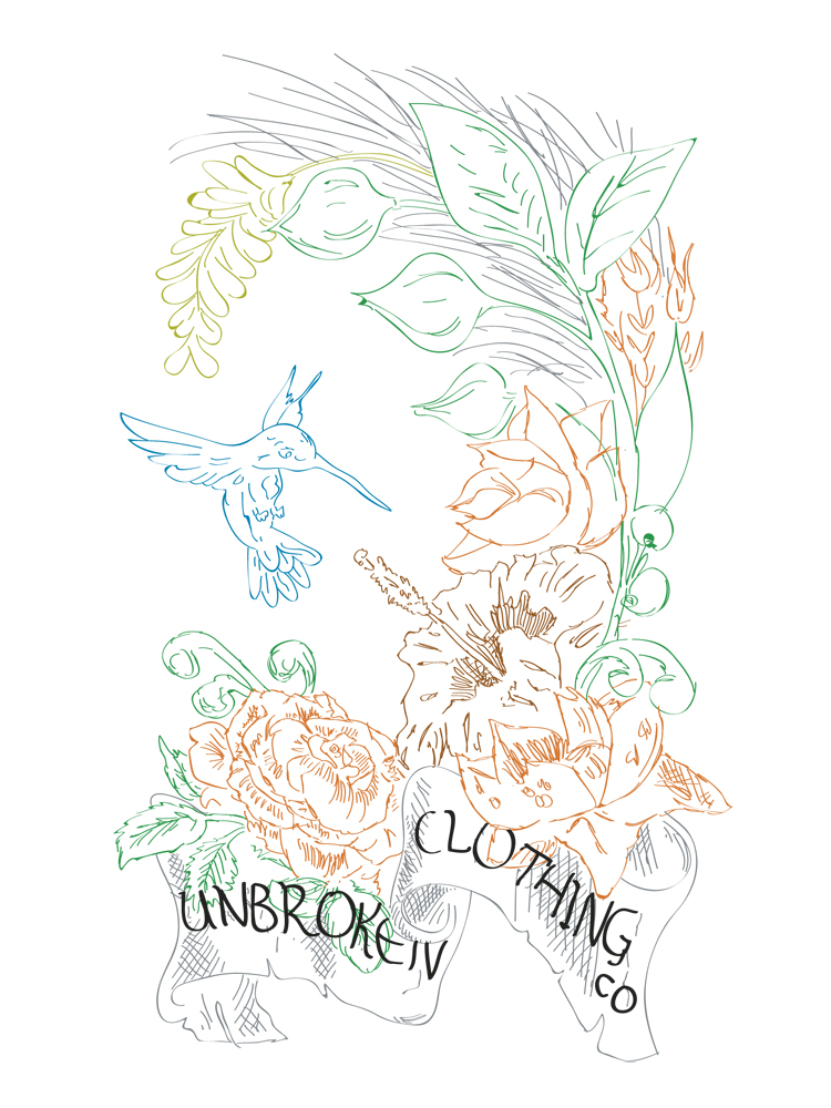Illustration-Design von nanocb72 für Unbroken Print | Design #5047339