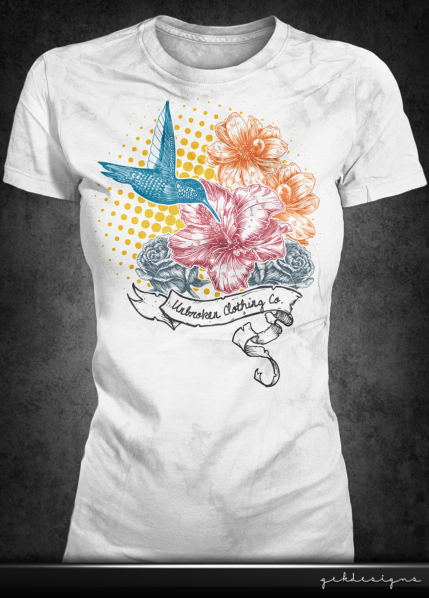 Illustration Design by gekgrfx for Unbroken Print | Design #5054116