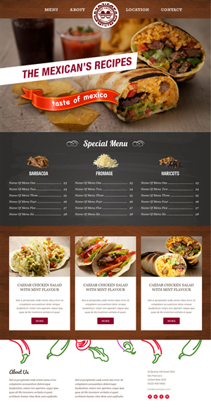 Web Design by Lauren for this project | Design #5115398
