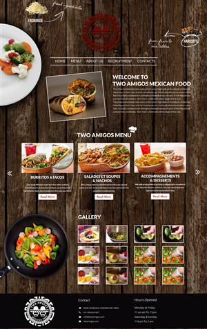 Fast Casual Mexican restaurant needs a webdesign | Web Design par Advent Innovative