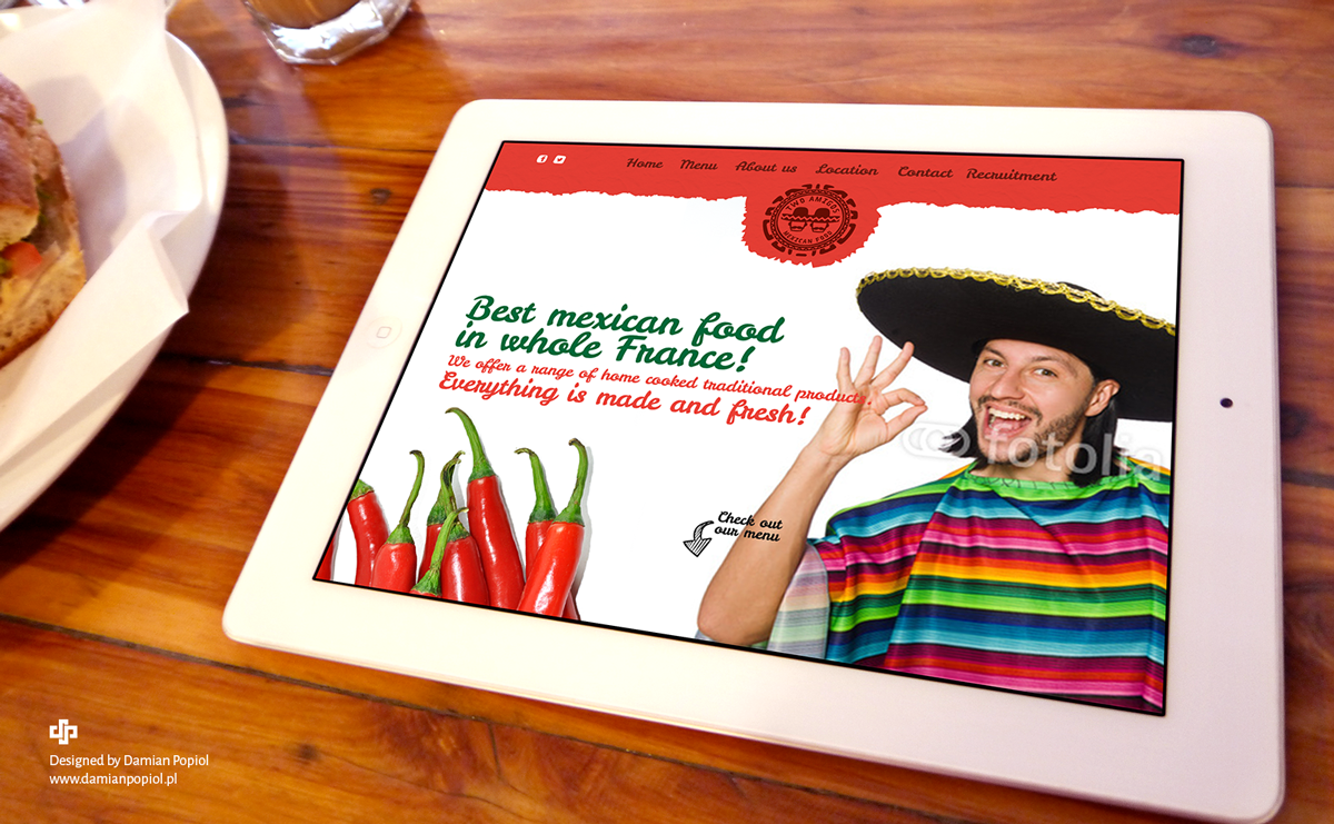 Web Design by Damian Popiol for this project | Design: #6408756