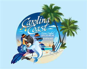 Carolina Coast Rum t-shirt design needed desperately | T-shirt Design by Dennis Jackson